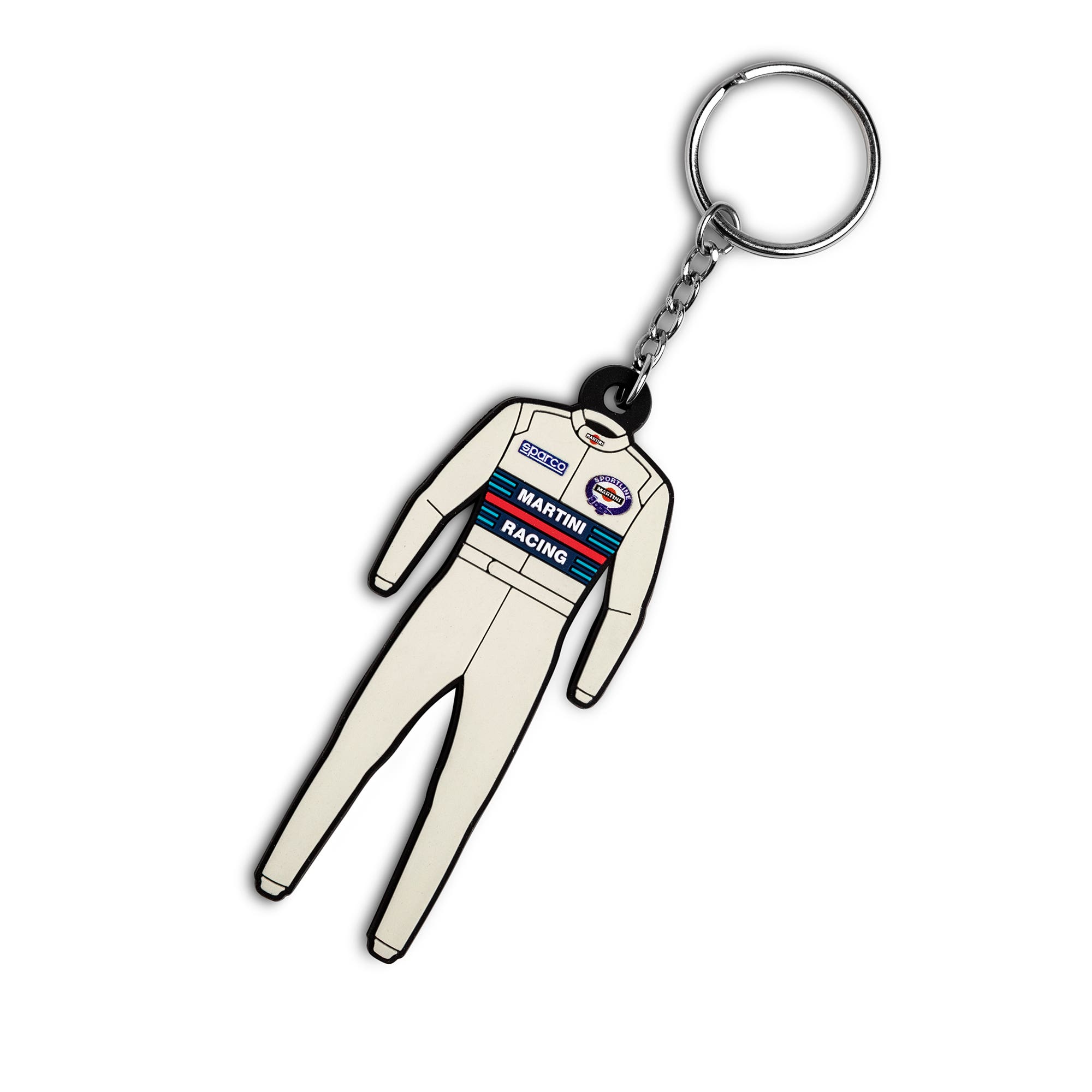 KEYCHAIN REPLICA SUIT MARTINI RACING