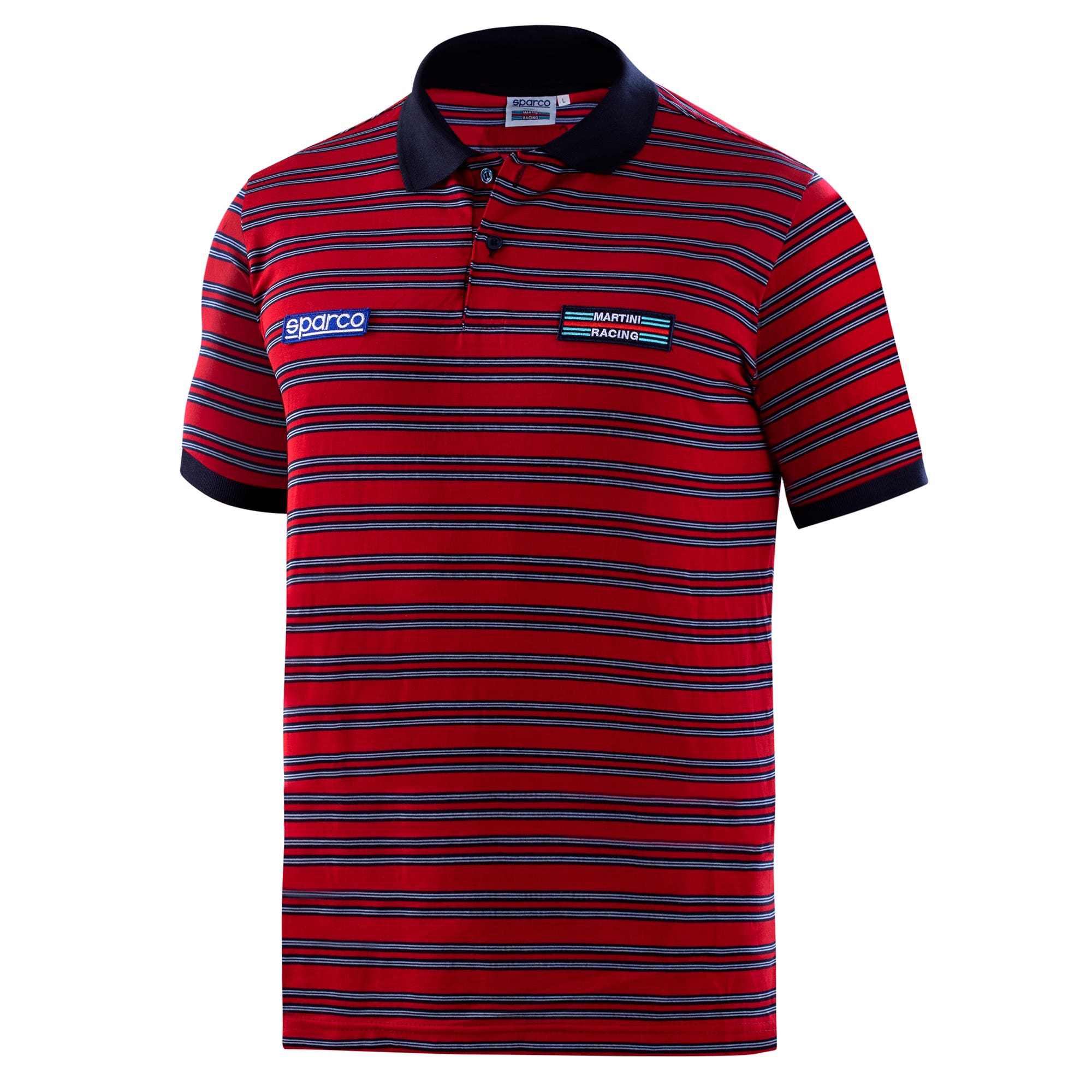 POLO REPLICA SPORTLINE STRIPES MARTINI