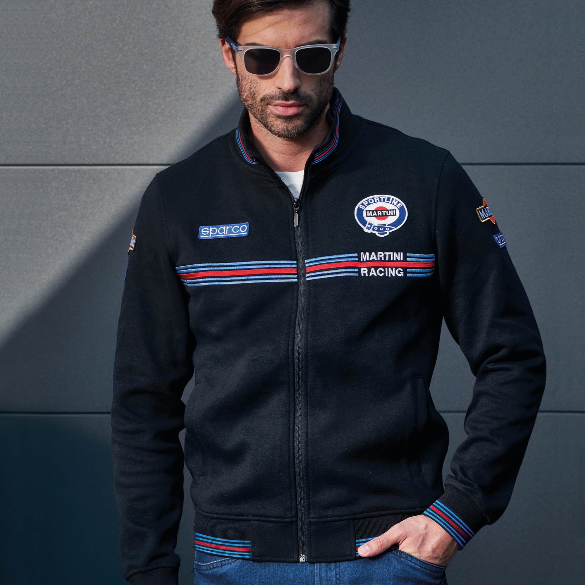 FELPA FULL ZIP MARTINI RACING