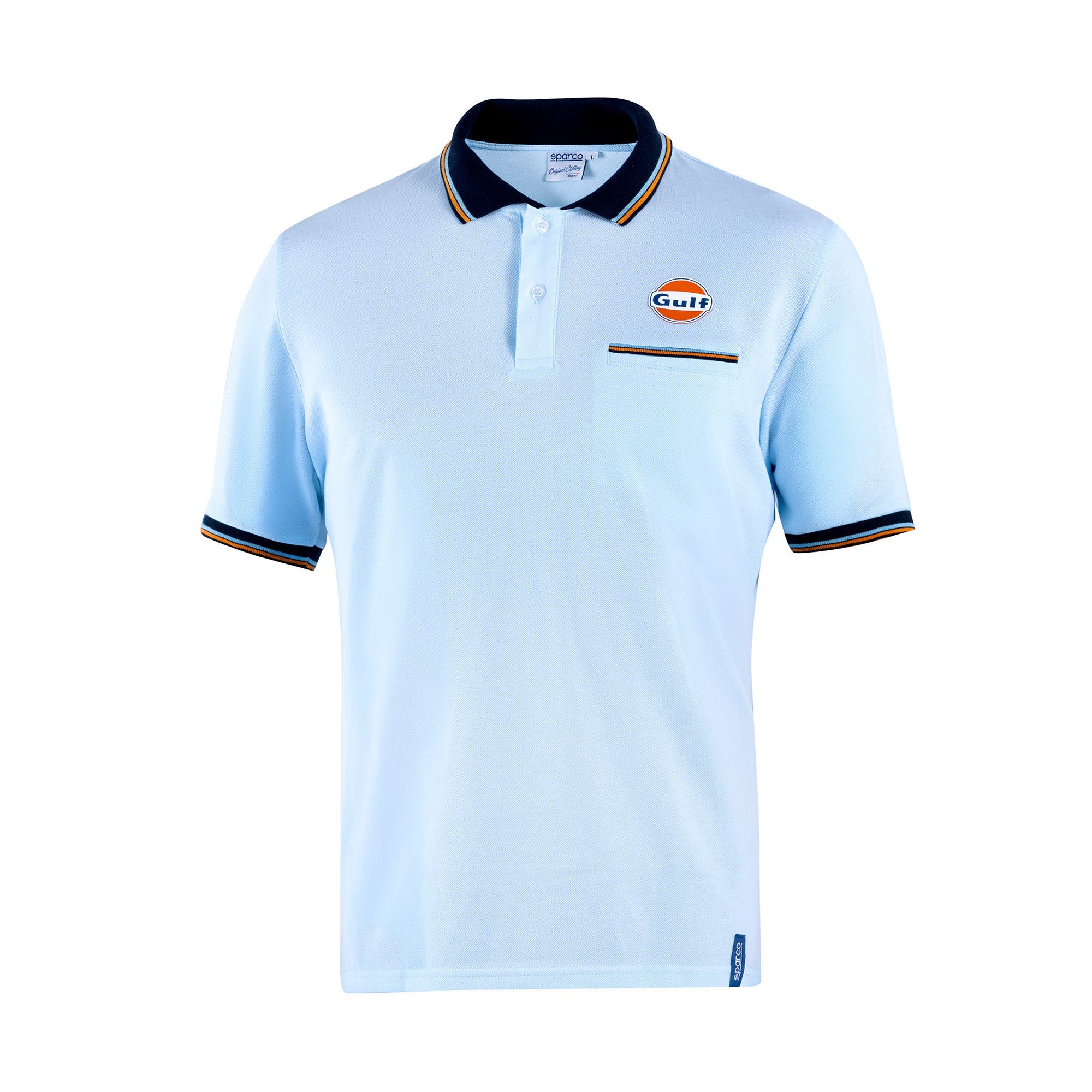SPARCO - GULF POLO PIQUET POCKET