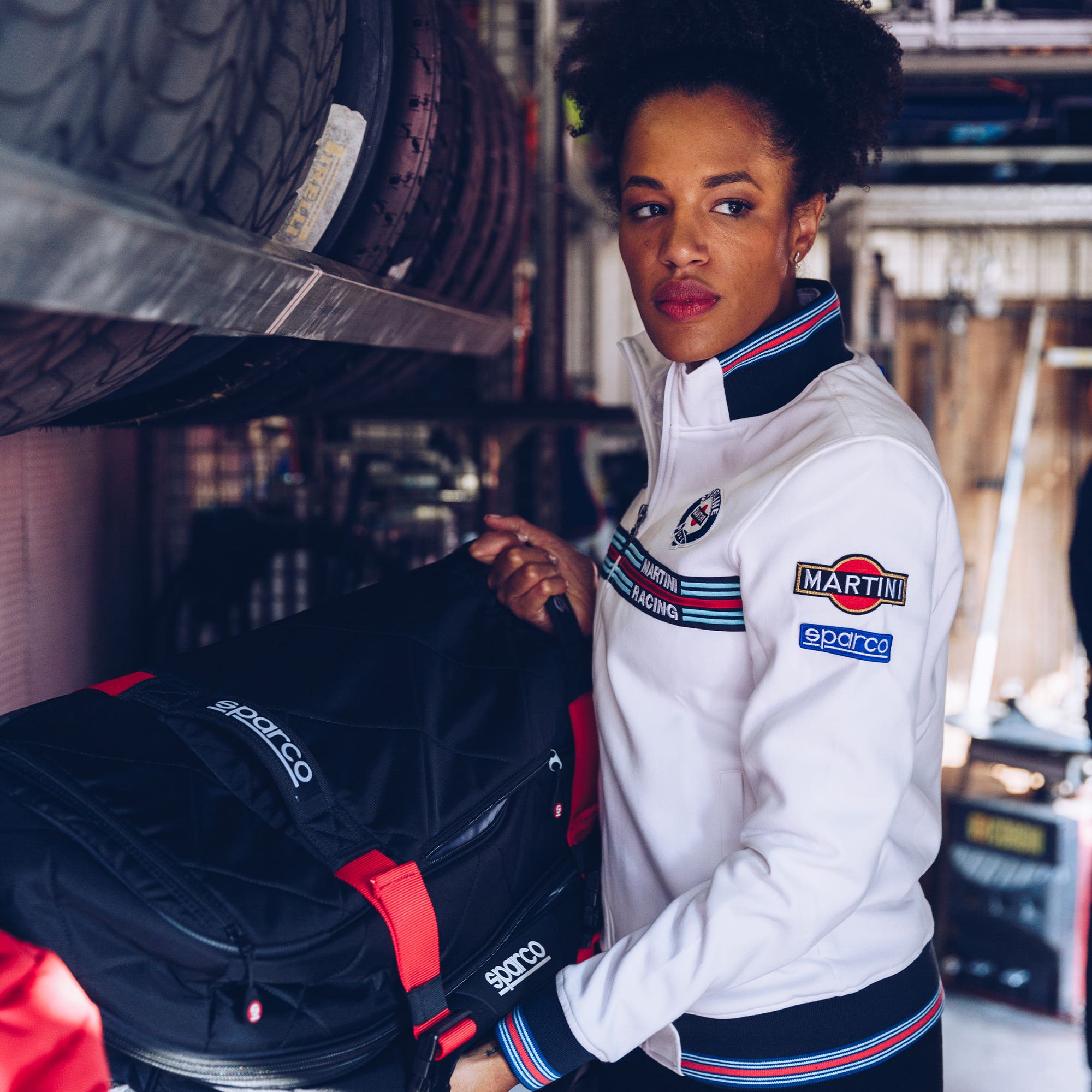 FELPA FULL ZIP MARTINI RACING LADY