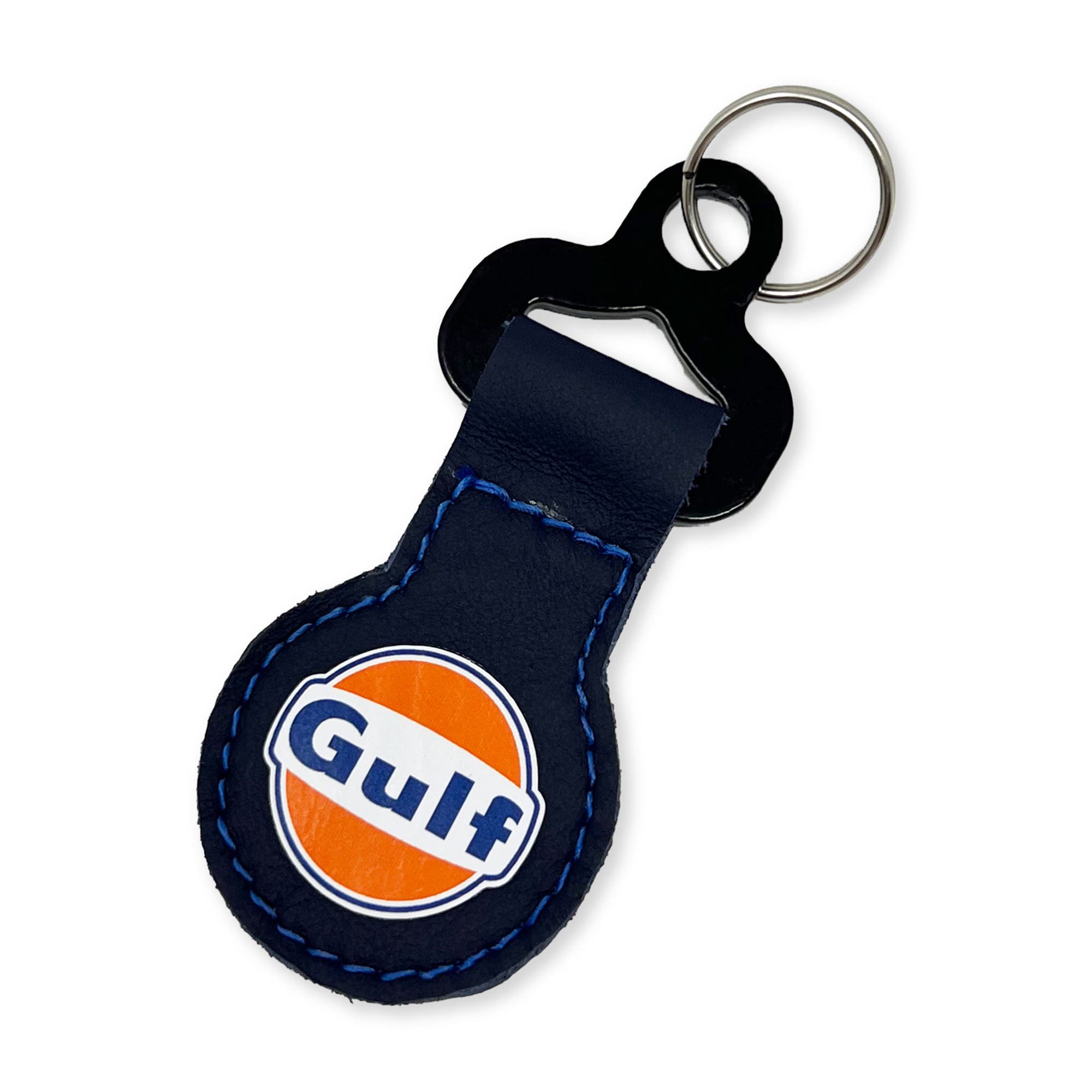 SPARCO - GULF LEATHER KEYCHAIN