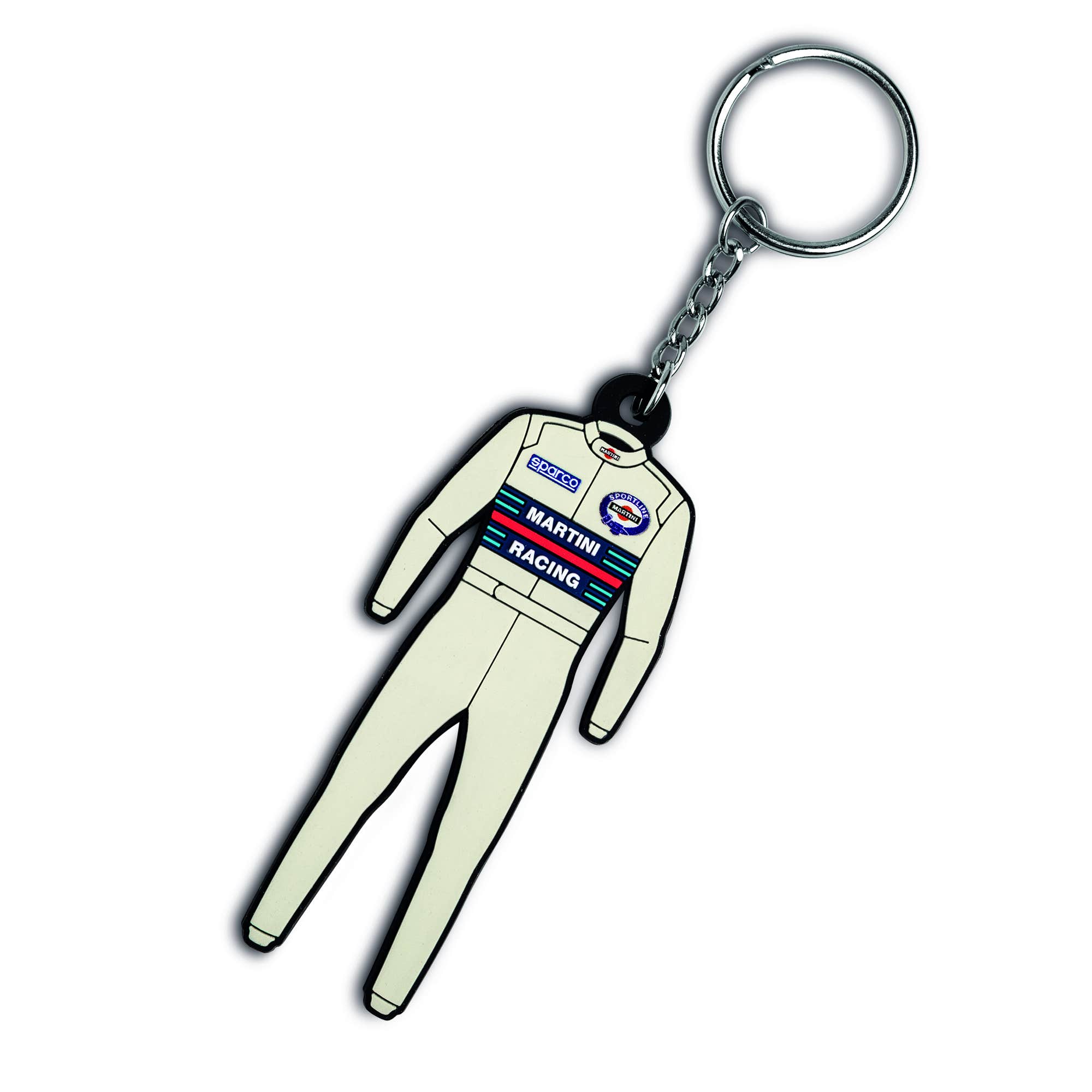 KEYCHAIN REPLICA SUIT MARTINI RACING