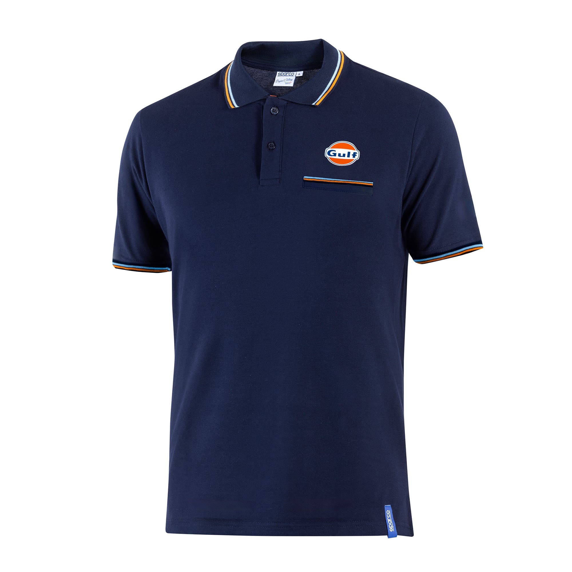 SPARCO - GULF POLO PIQUET POCKET
