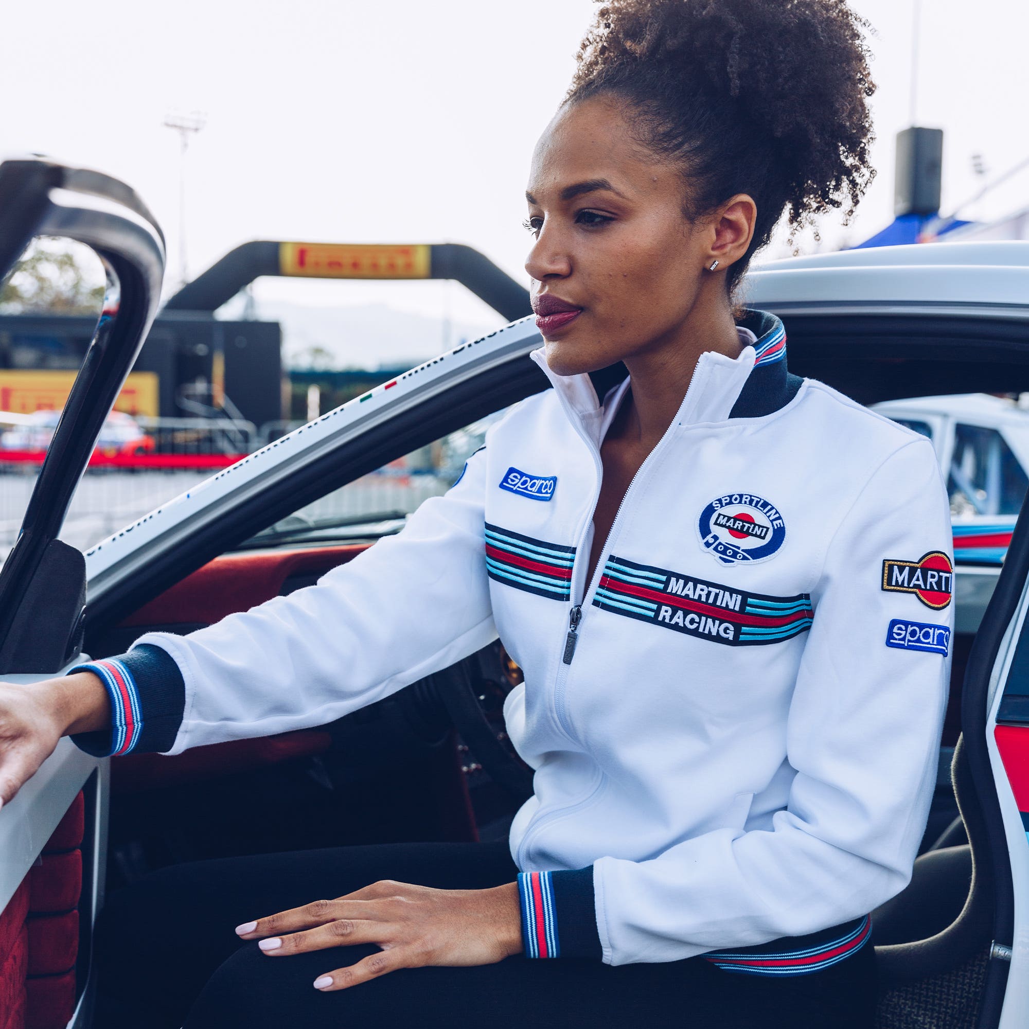 FELPA FULL ZIP MARTINI RACING LADY