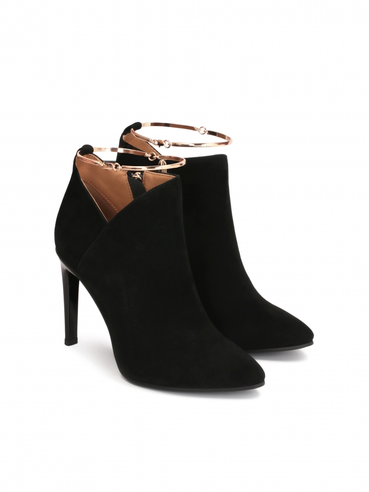 Czarne botki damskie