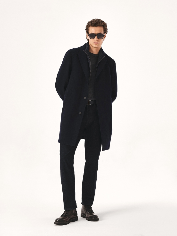 Ocieplane trzewiki męskie na trepowej podeszwie