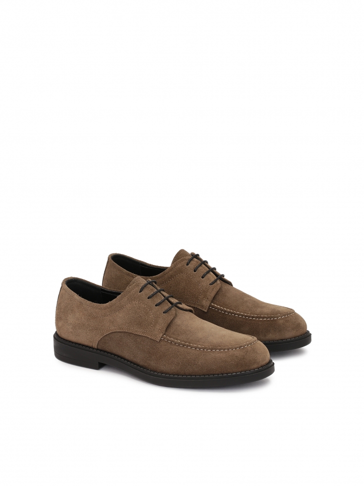 Casualowe półbuty męskie z zamszu