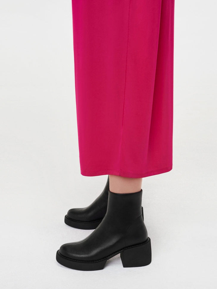 Czarne botki damskie