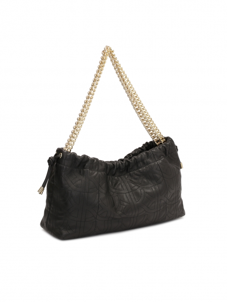 Torebka worek z łańcuchami na ramię