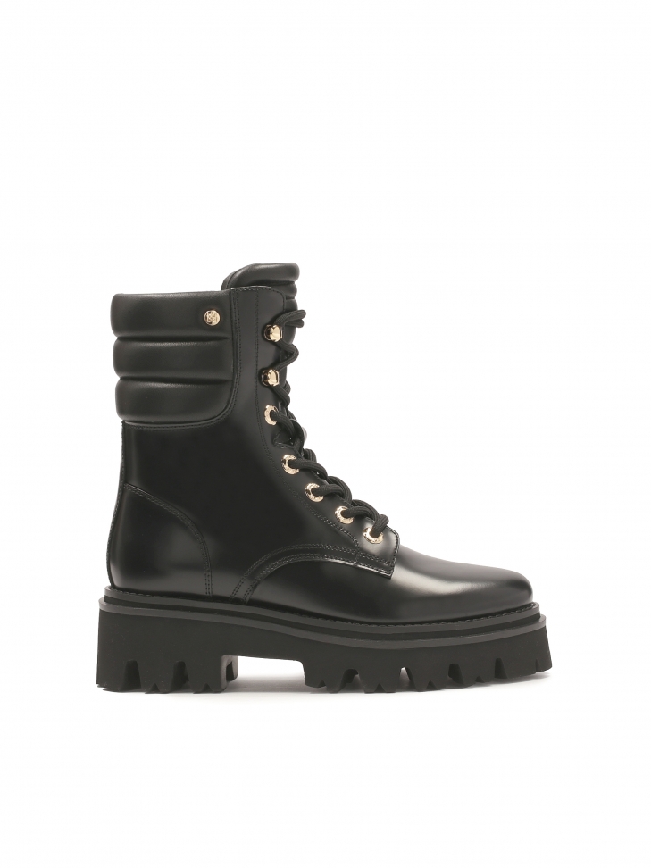 Uniwersalne trzewiki damskie w czarnym kolorze