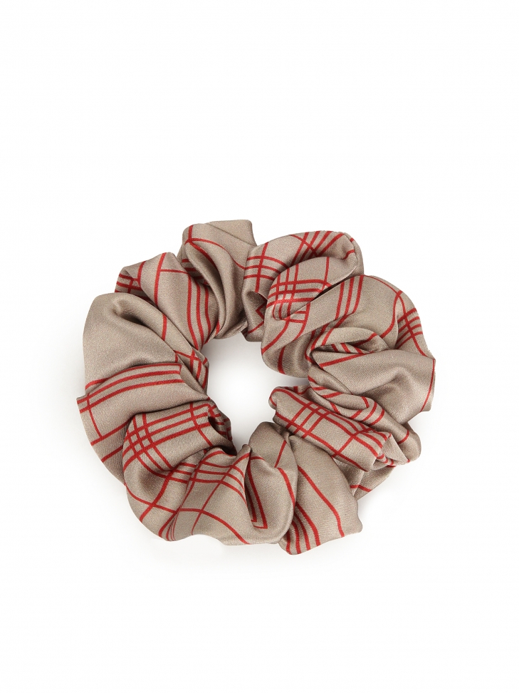 Efektowna gumka do włosów z jedwabnej satyny