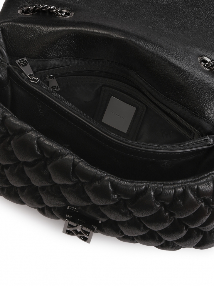 Stylowa miękka torebka z łańcuchem