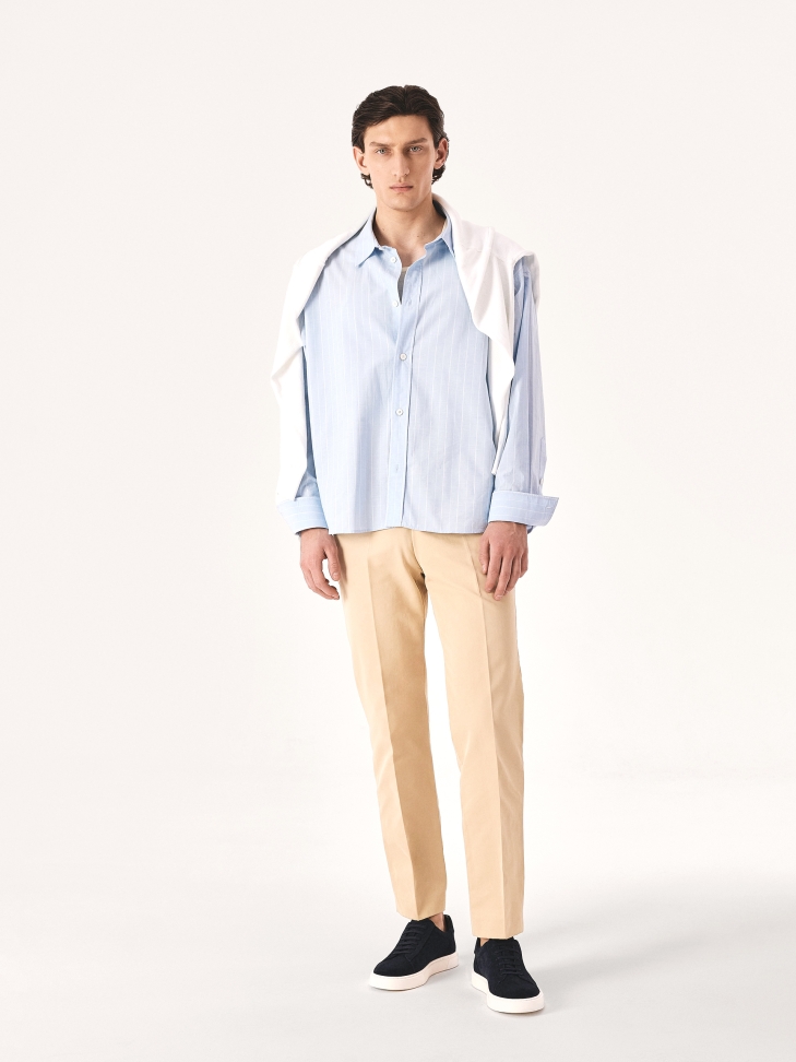 Granatowe sneakersy z zamszu