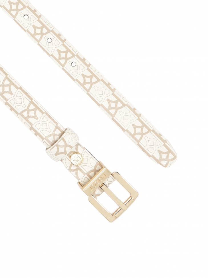 Wąski pasek zdobiony monogramami