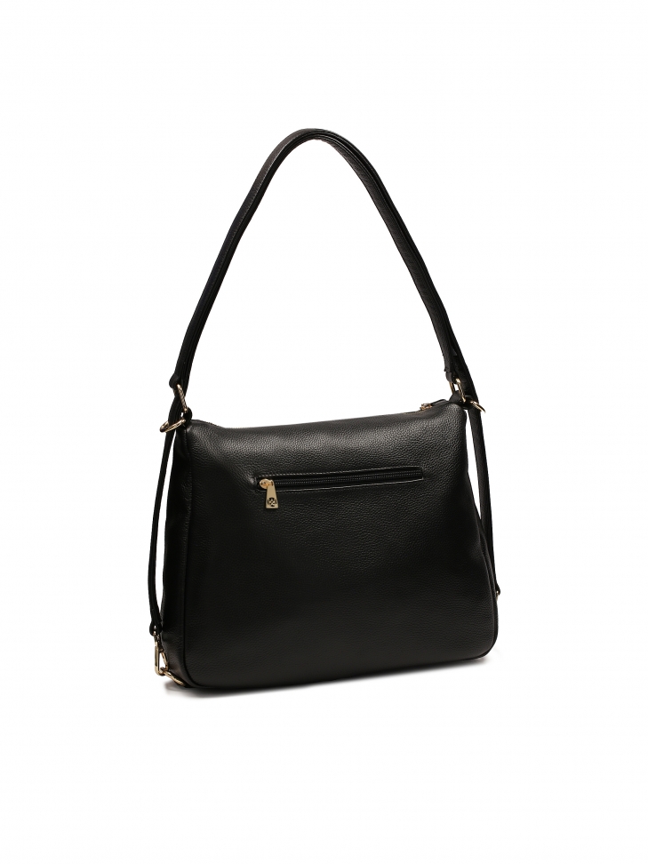 Duża czarna torebka na ramię