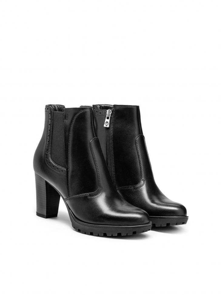 Czarne botki damskie