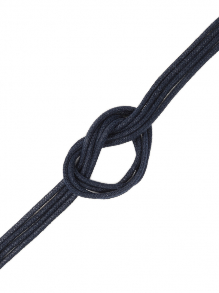 Uniwersalne czarne sznurówki woskowane