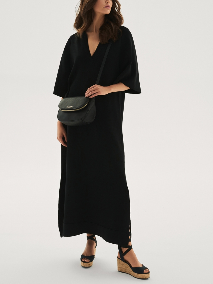 Czarne sandały damskie