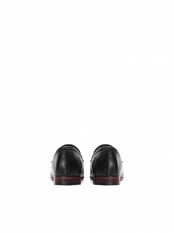 Czarne loafersy męskie