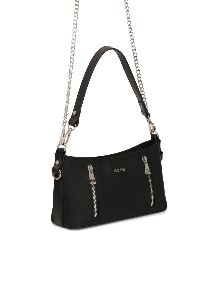 Mała tekstylna torebka na ramię