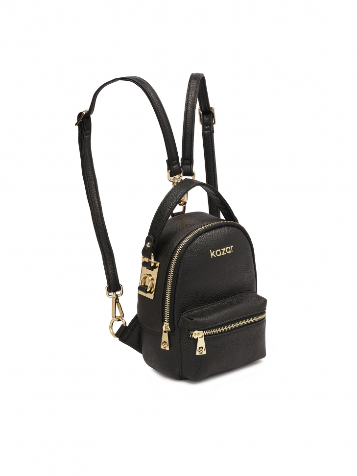 Mały czarny plecak 2w1