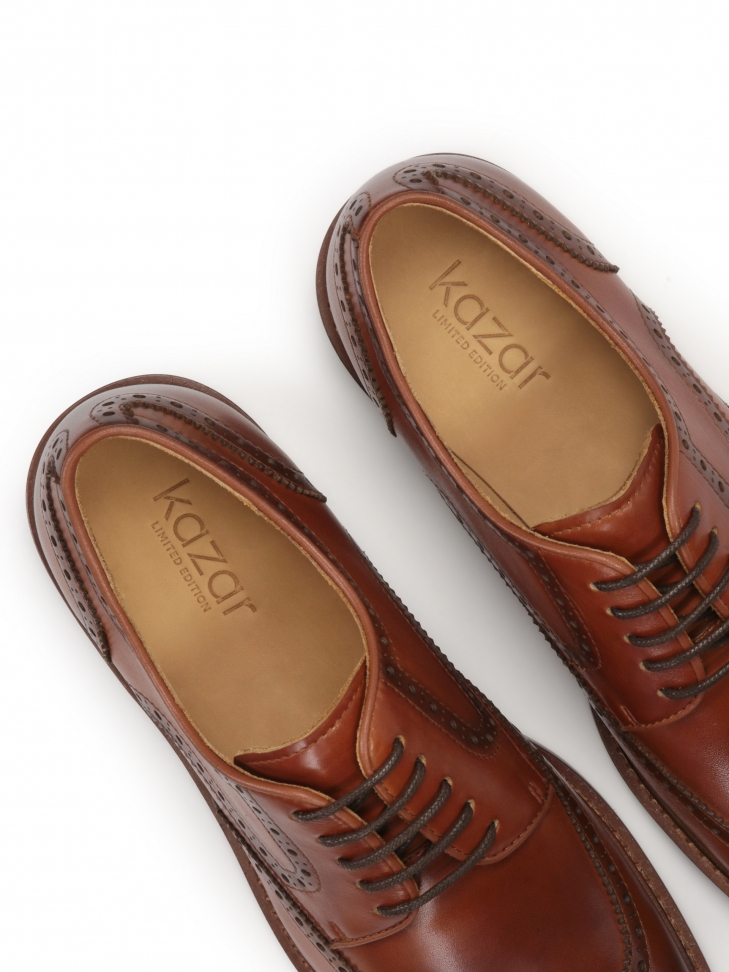 Brązowe półbuty brogsy z Limitowanej Kolekcji