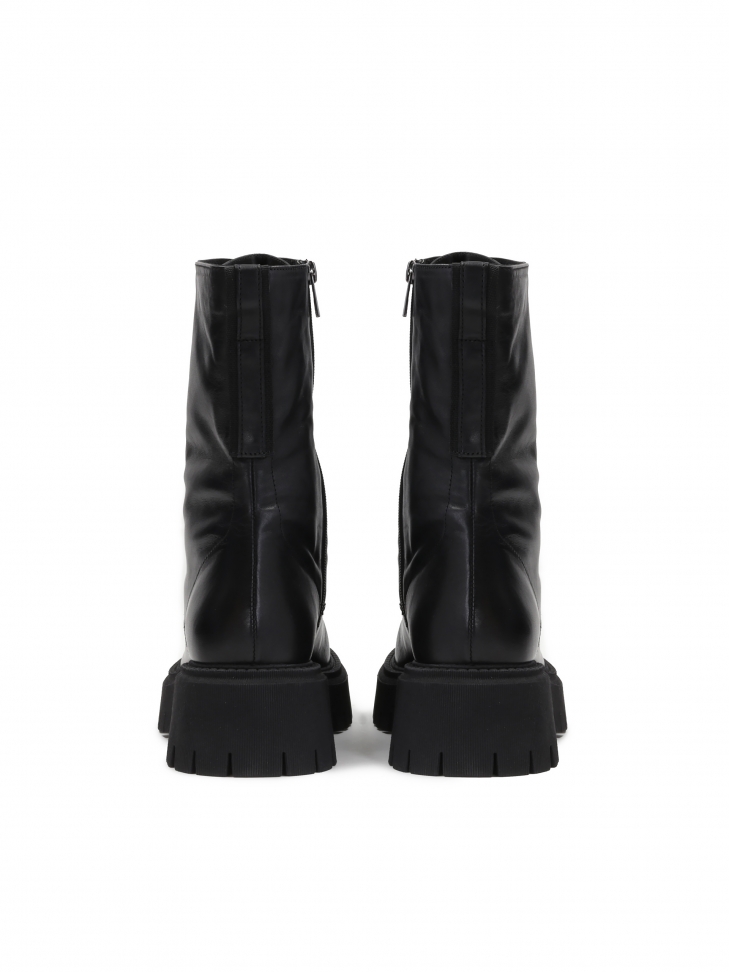 Czarne trzewiki damskie