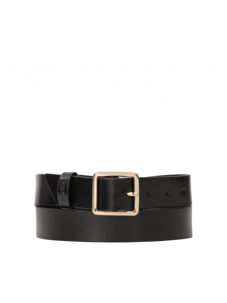 Casualowy czarny pasek damski