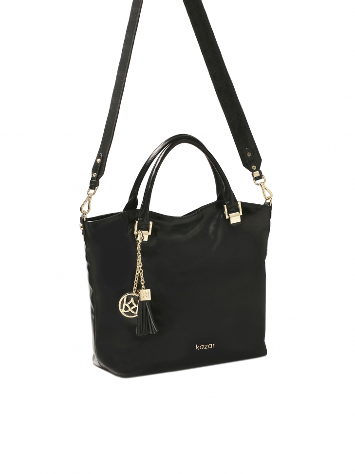 Duża torebka skórzana casual