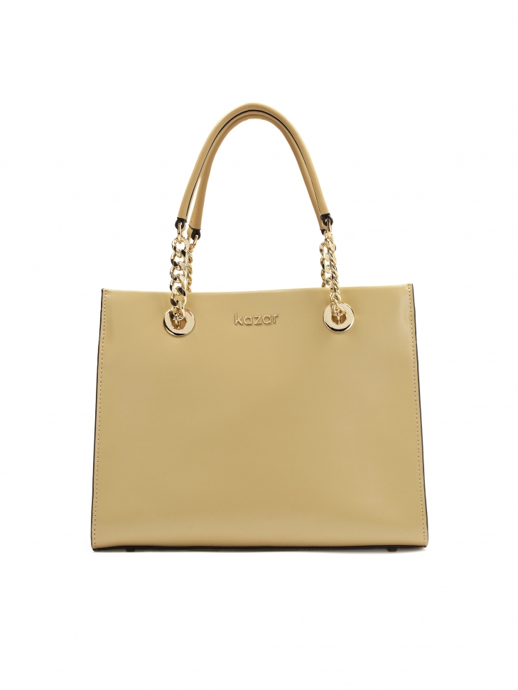 Elegancka torebka z długimi uchwytami na ramię