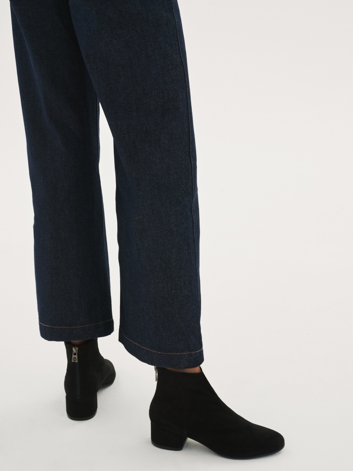 Czarne botki damskie