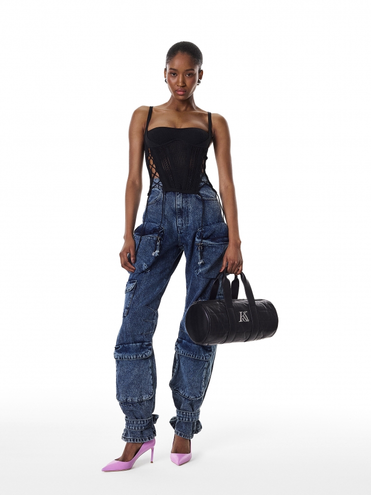 Klasyczne czółenka na szpilce w fioletowym kolorze