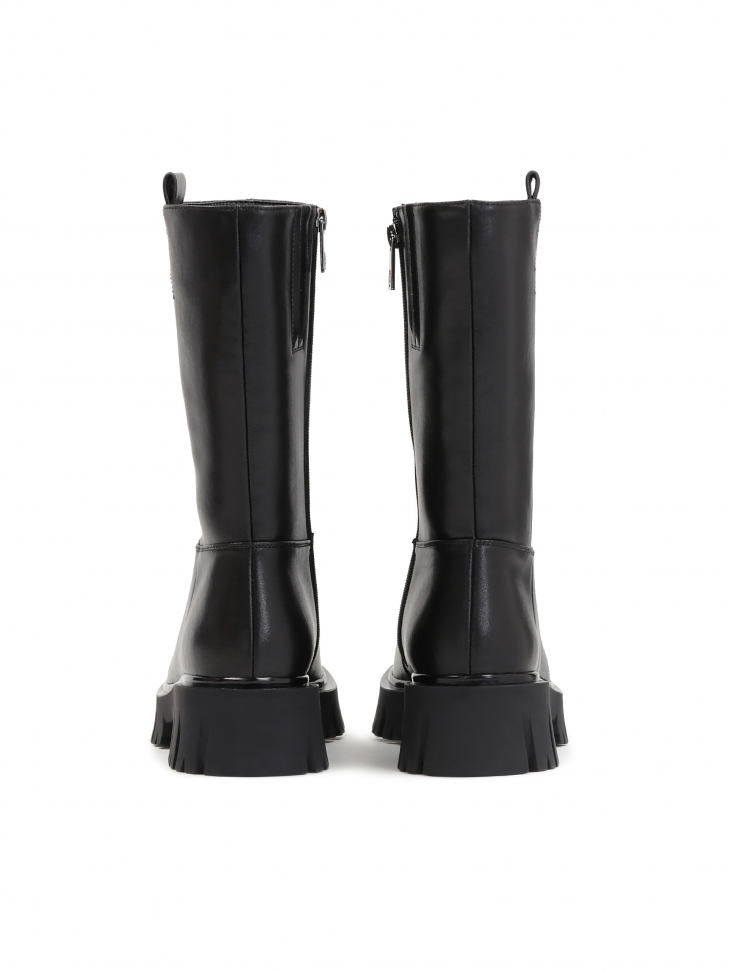 Czarne trzewiki damskie