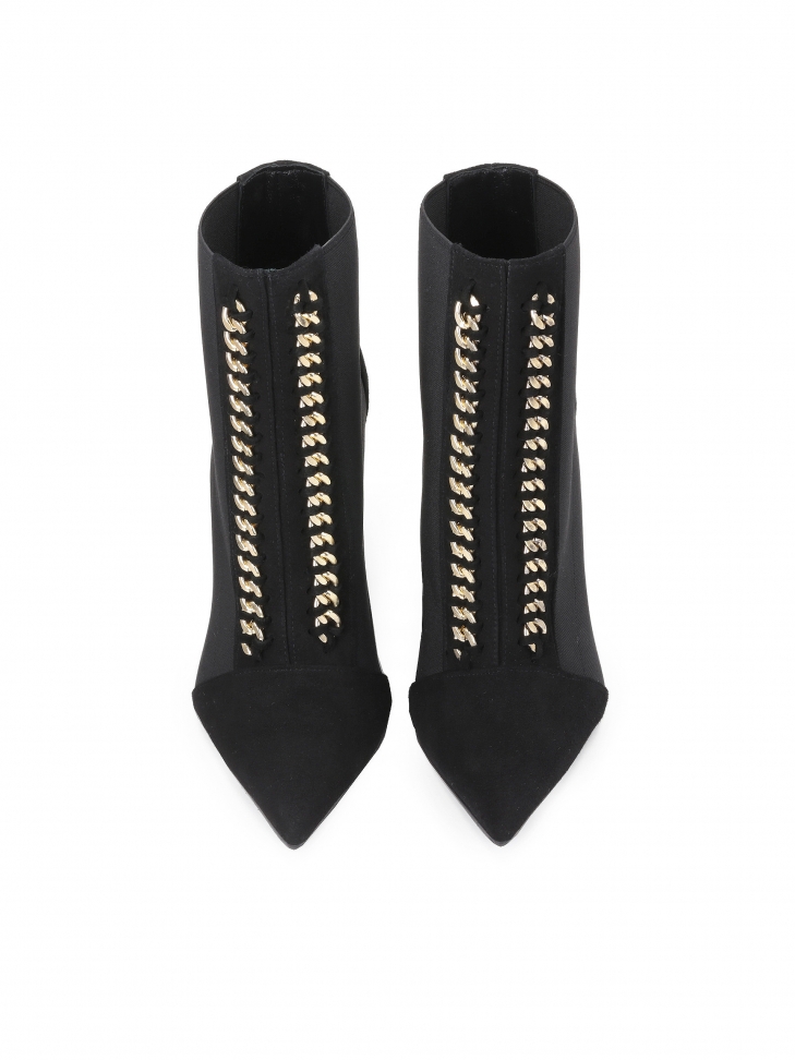 Czarne botki damskie