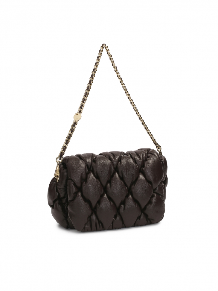 Miękka skórzana torebka volume