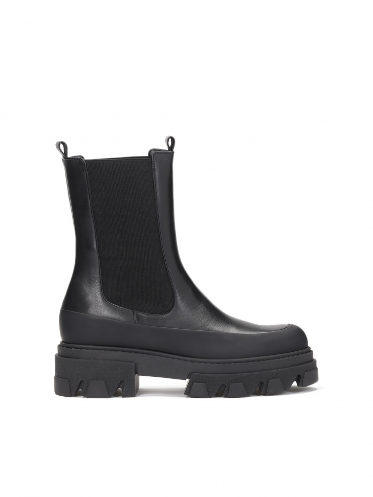 Czarne trzewiki damskie