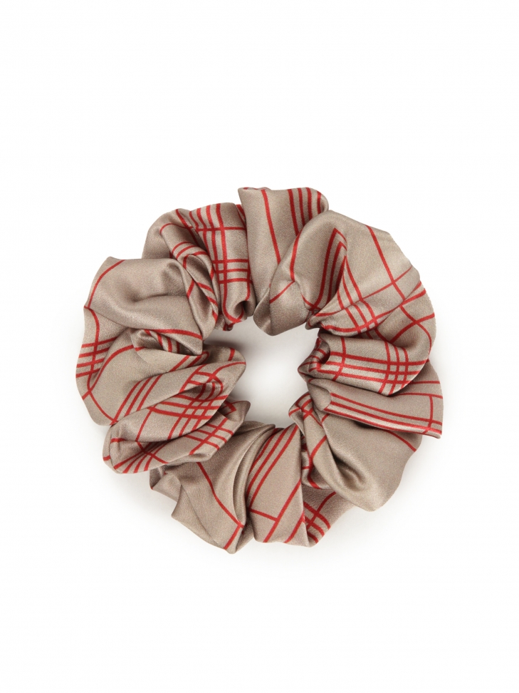 Efektowna gumka do włosów z jedwabnej satyny