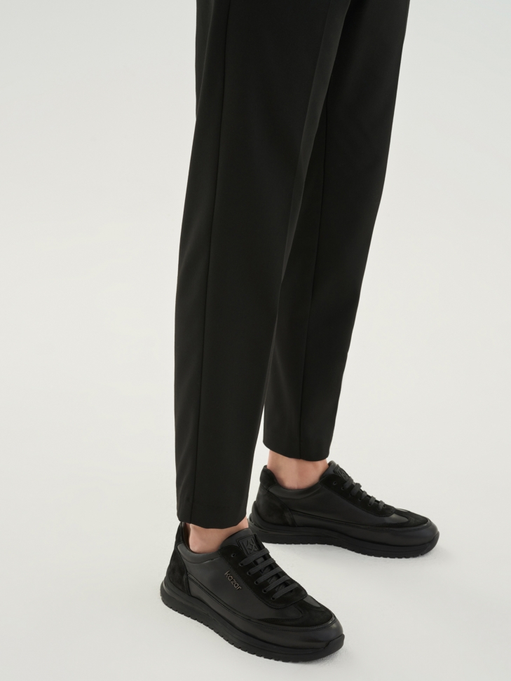 Czarne sneakersy męskie