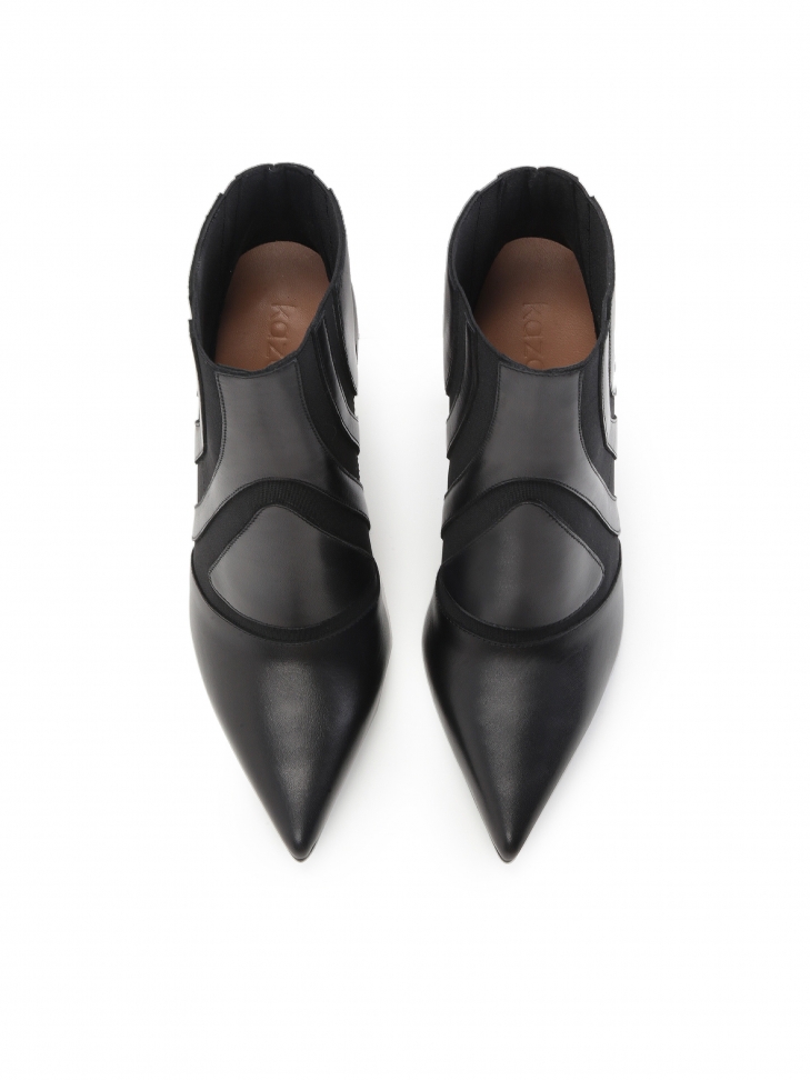 Czarne botki damskie