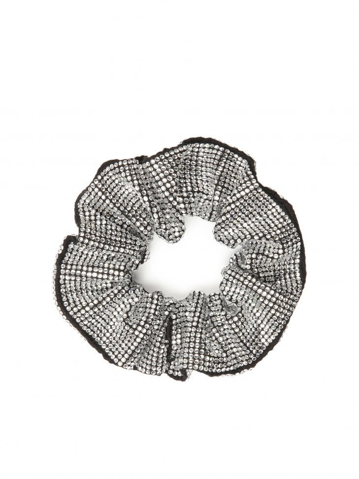 Błyszcząca gumka do włosów scrunchie