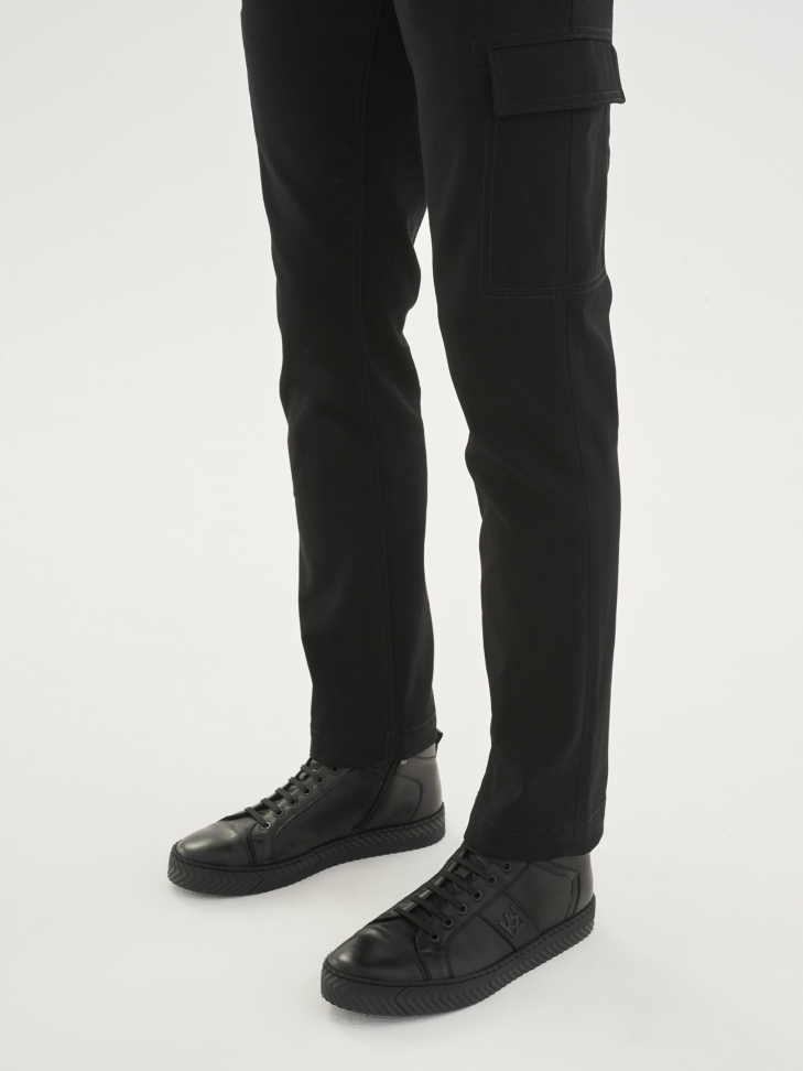 Czarne sneakersy męskie