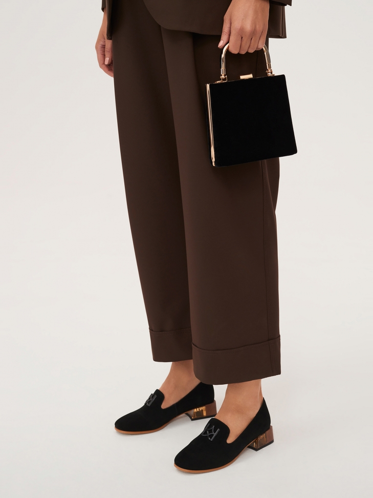 Czarna kopertówka damska