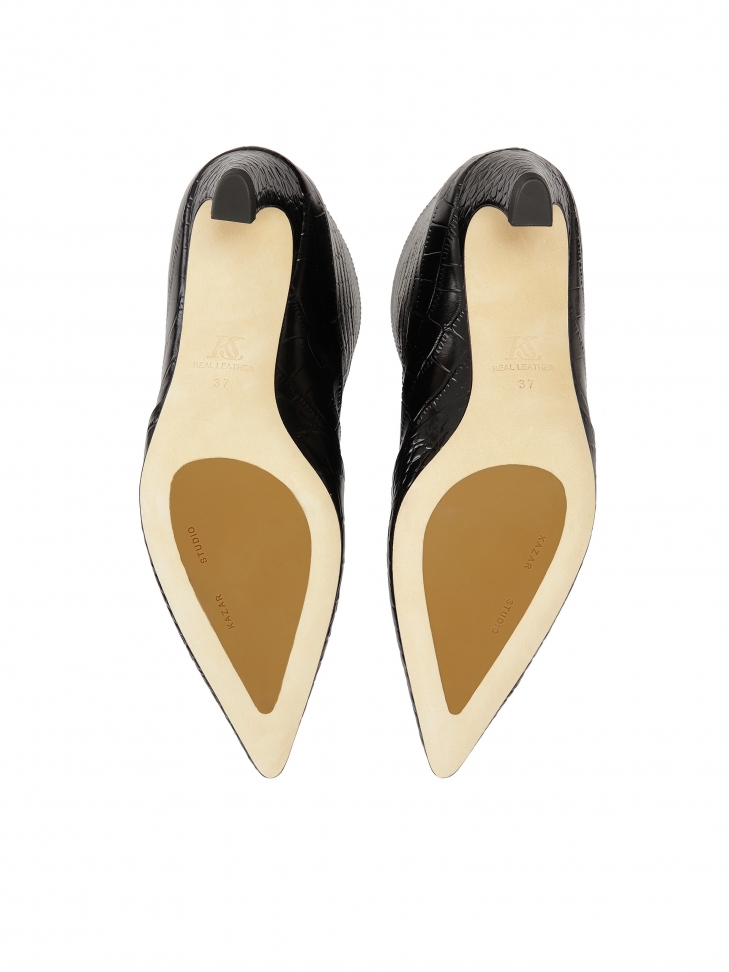 Modne botki z szeroką cholewką