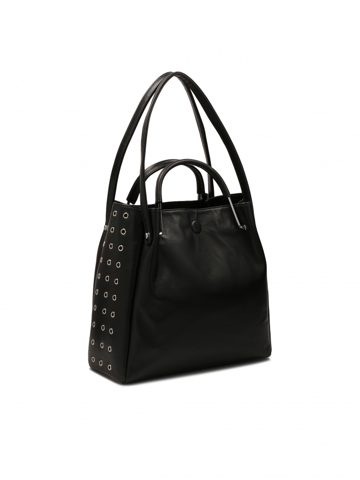 Duża torebka z podwójnymi uchwytami