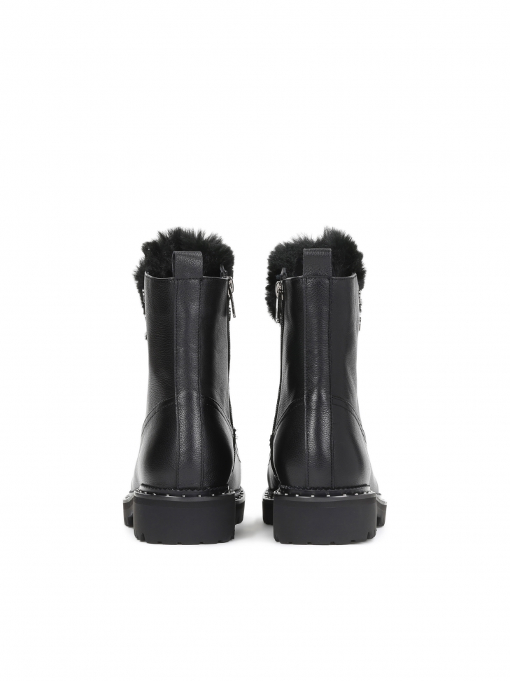 Czarne trzewiki damskie