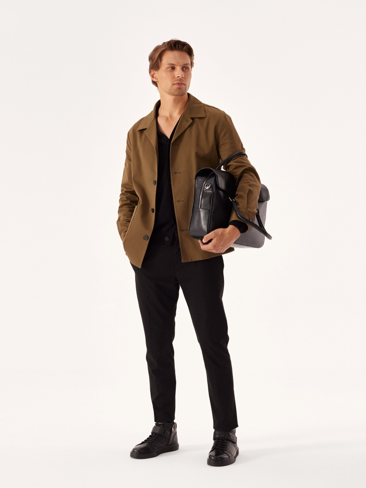 Miejskie sneakersy ze skóry licowej