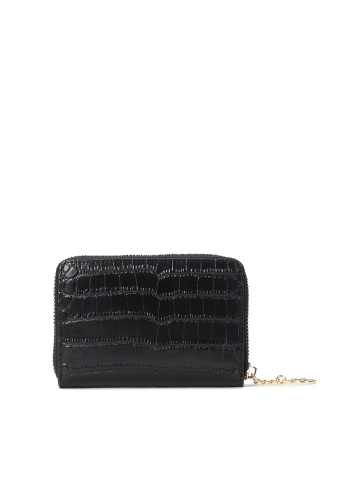 Czarny portfel damski