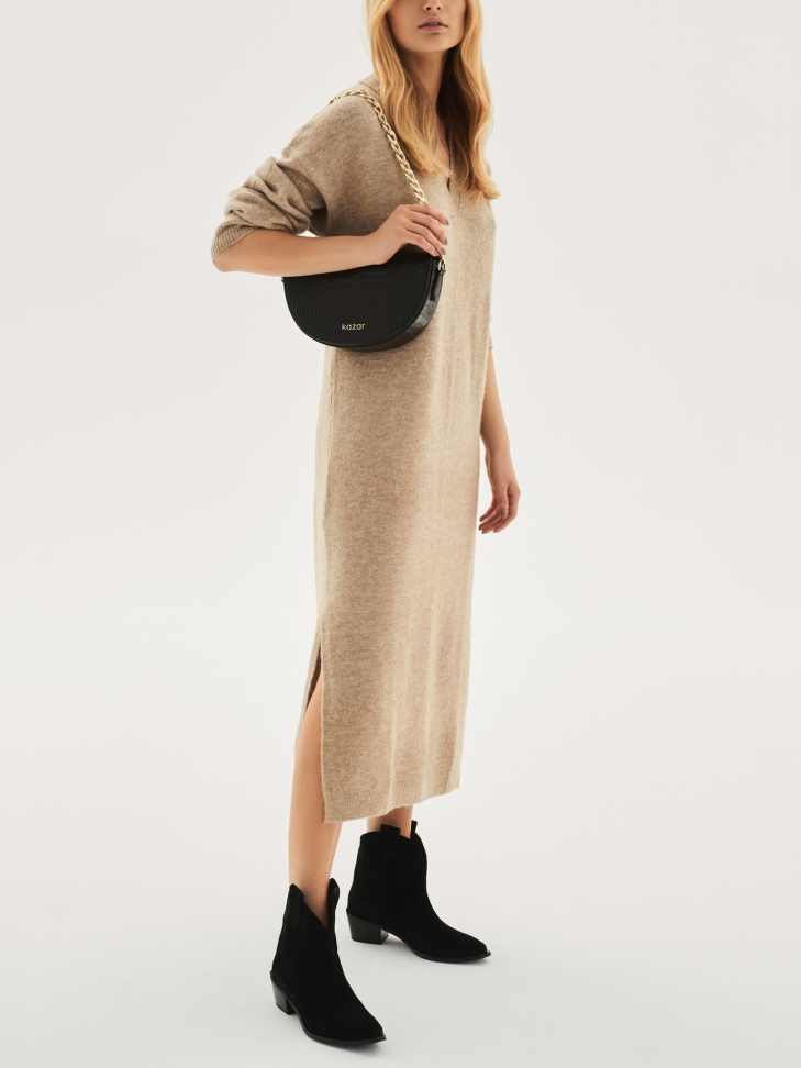 Czarne botki damskie