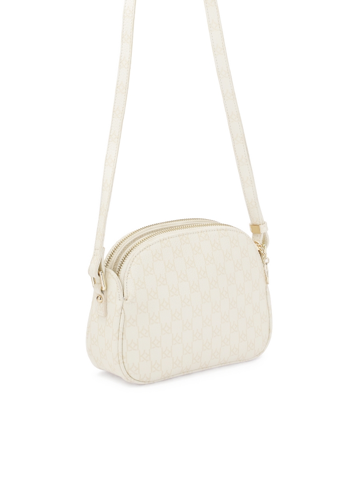 Skórzana crossbody w monogramy KAZAR